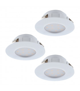 Pineda Led Outdoor Recessed Downlight White - 3 Pack