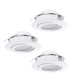 Pineda Led Outdoor Recessed Downlight White - 3 Pack
