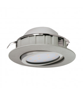 Pineda Led Outdoor Recessed Downlight Satin Nickel