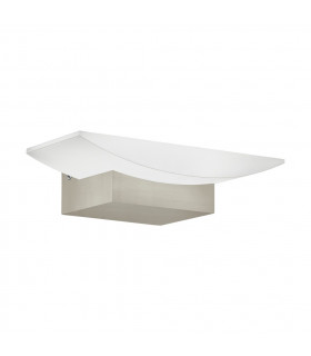 Metrass Led Wall Uplight Satin Nickel-1
