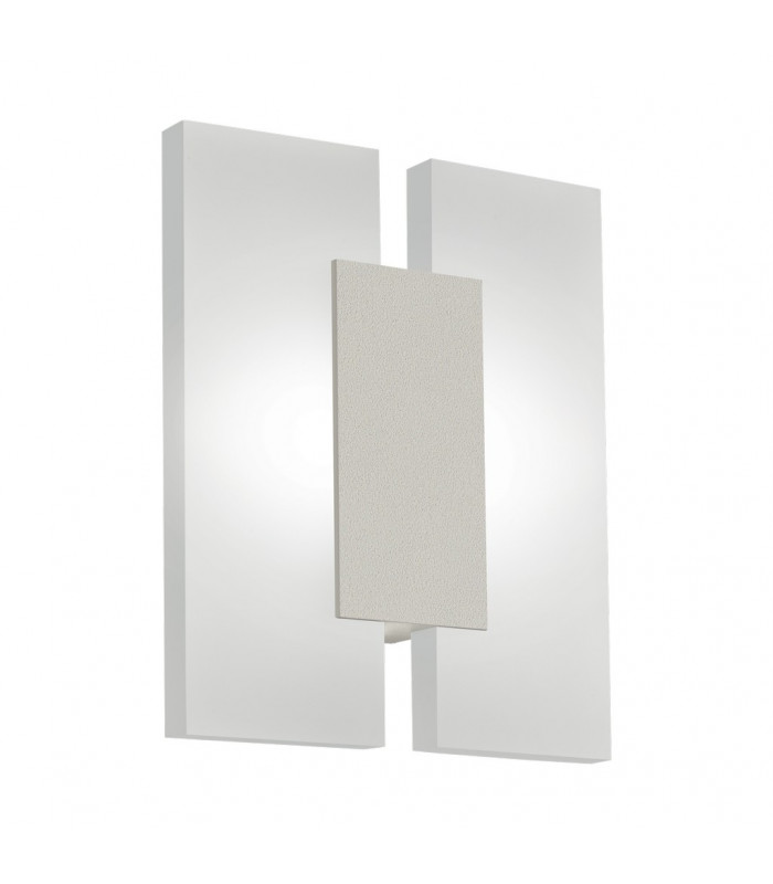 Metrass Led 2 Lamp Flush Wall Light Satin Nickel