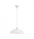 Vetro Dome Pendant Ceiling Light White