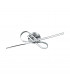 Selvina Integrated LED Semi Flush Light Chrome