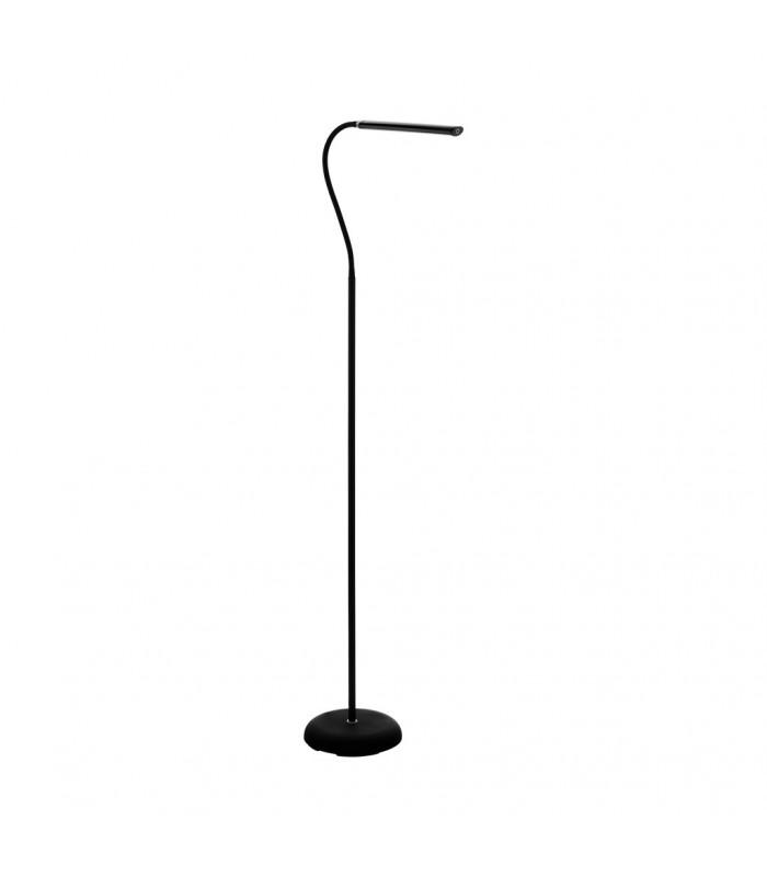 Laroa Led Task Floor Lamp Black 4 Step Dimming