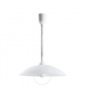 Alvez Dome Pendant Ceiling Light White