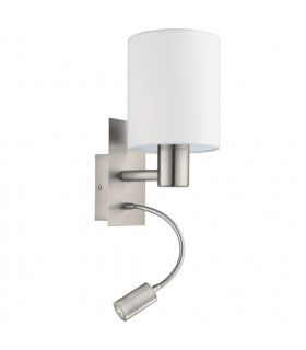 Pasteri Reading Light Satin Nickel