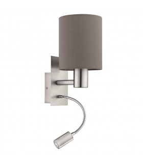 Pasteri Reading Light Satin Nickel