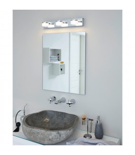 Romendo Led 3 Lamp Bathroom Wall Light Chrome IP44-2