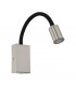 Tazzoli Led Reading Light Satin Nickel Black-1