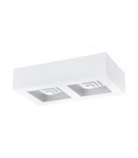Ferreros Led 2 Lamp Decorative Flush Ceiling Light White
