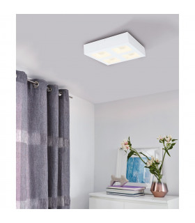 Ferreros Led 4 Lamp Decorative Flush Ceiling Light White-2