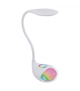 Cabado Led Desk Task Lamp White RGBW 3 Step Dimming