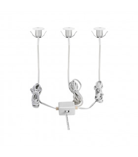 Chango Led 3 Lamp Outdoor Recessed Floor & Decking White IP44-1