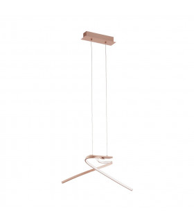 Palozza Led Integrated Pendant Ceiling Light Rose Gold