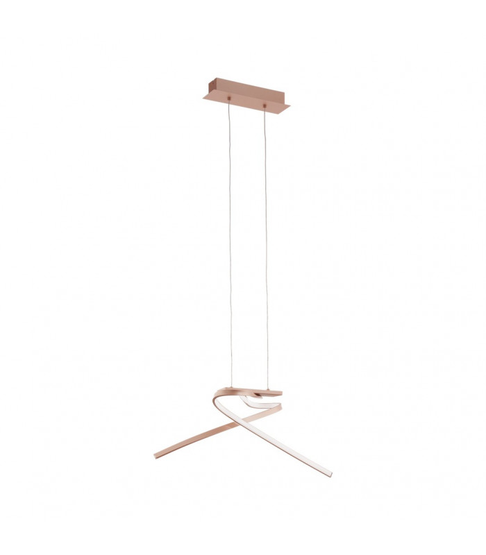 Palozza Led Integrated Pendant Ceiling Light Rose Gold