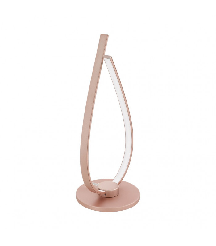 Palozza Integrated LED Table Lamp Rose Gold