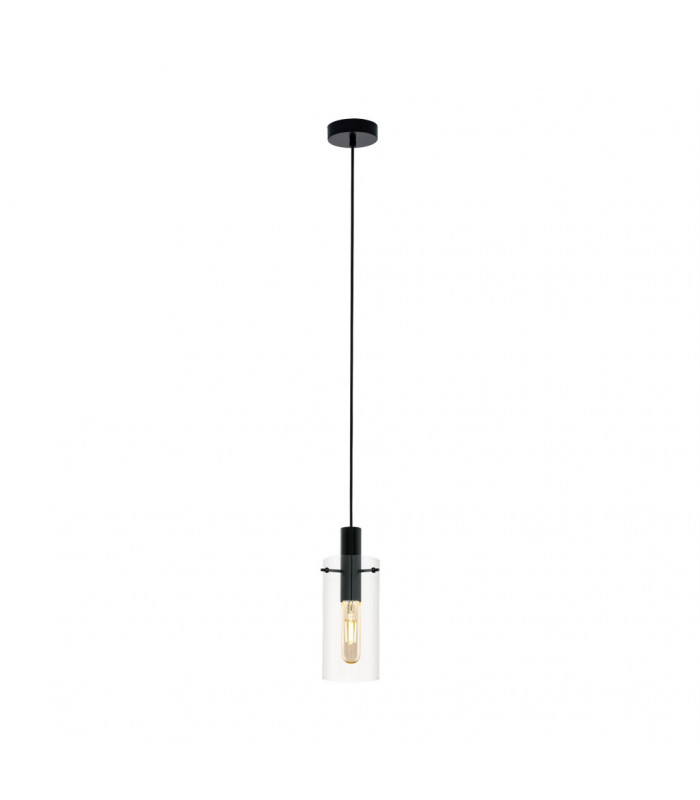 Montefino Slim Pendant Ceiling Light Black