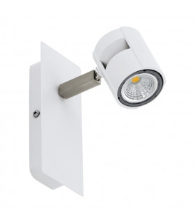 Vergiano Single Spotlight White Satin Nickel 3 Step Dimming-1