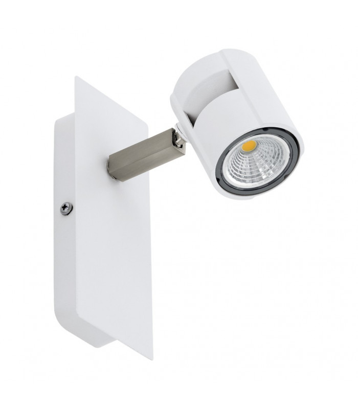 Vergiano Single Spotlight White Satin Nickel 3 Step Dimming-1