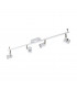 Vergiano 4 Lamp Spotlight Bar White Satin Nickel 3 Step Dimming