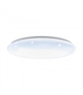 Giron Led Flush Ceiling Light White Remote Control Included CCT