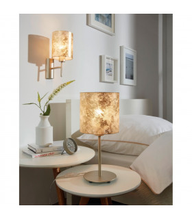 Viserbella Table Lamp With Round Shade Champagne-2