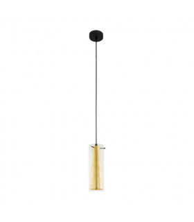 Pinto Slim Pendant Ceiling Light Black-1