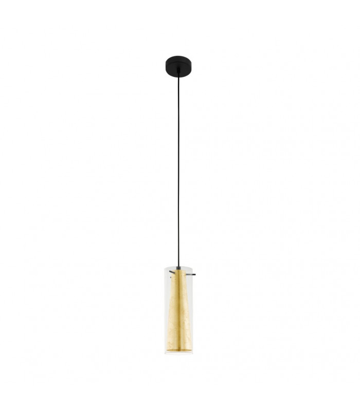 Pinto Slim Pendant Ceiling Light Black-1