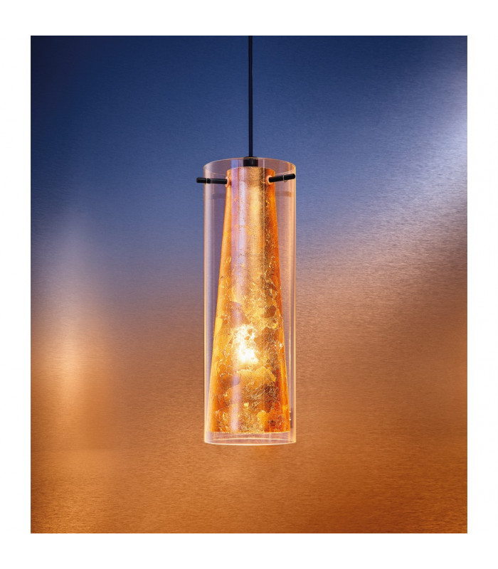 Pinto Slim Pendant Ceiling Light Black-2
