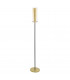 Pinto Uplighter Floor Lamp Black Gold