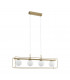 Vallaspra 4 Lamp Straight Bar Pendant Ceiling Light Champagne