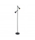 Cortaderas 2 Lamp Multi Arm Floor Lamp Black Gold 3 Step Dimming