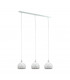 Roccaforte 3 Lamp Straight Bar Pendant Ceiling Light White-1