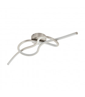 Novafeltria Integrated LED Semi Flush Light Satin Nickel-1