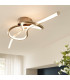 Novafeltria Integrated LED Semi Flush Light Satin Nickel-2