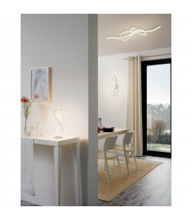 Novafeltria Integrated LED Table Lamp Satin Nickel-2