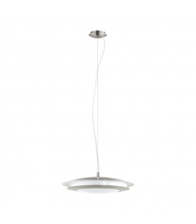 Moneva Led Integrated Pendant Ceiling Light Satin Nickel Remote + APP Control BLE CCT RGB
