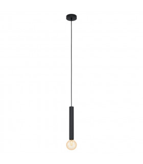 Cortenova Slim Pendant Ceiling Light Black