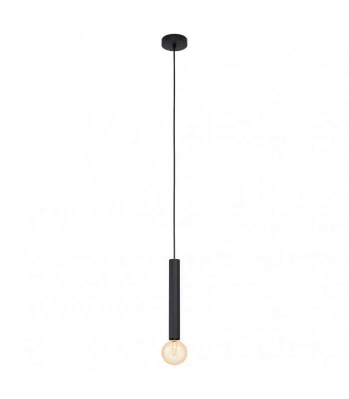 Cortenova Slim Pendant Ceiling Light Black