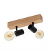 Townshend 2 Lamp Twin Spotlight Brown Black-1