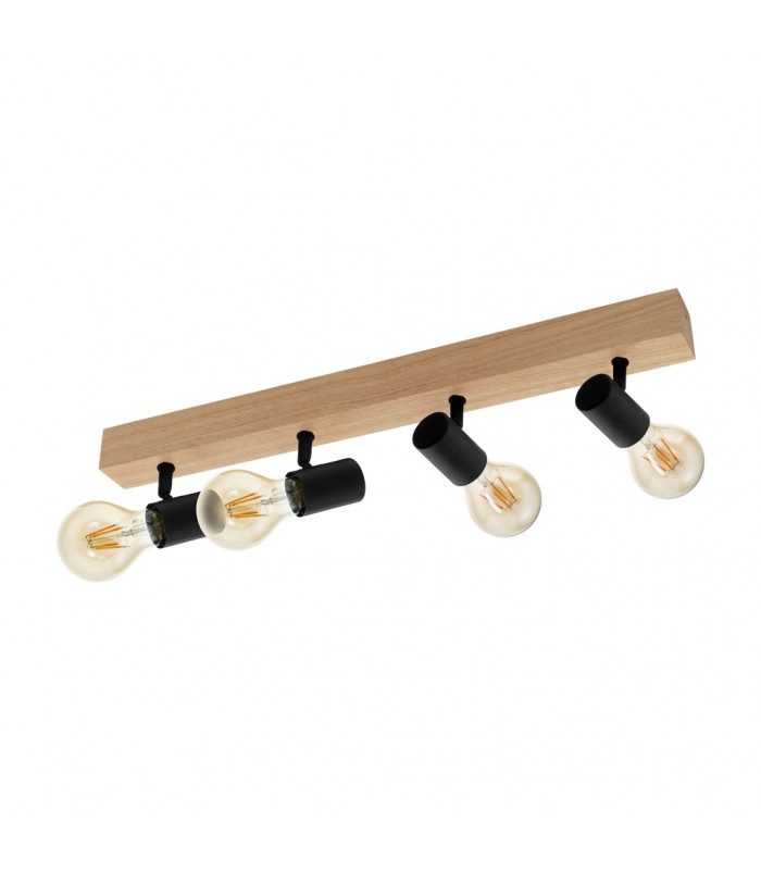 Townshend 4 Lamp Spotlight Bar Brown Black-1
