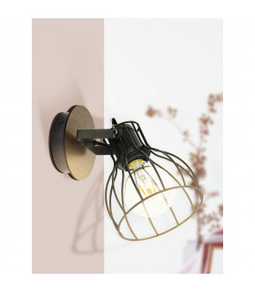 Sambatello Single Spotlight Brown Silver-2