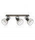 Sambatello 3 Lamp Spotlight Bar Brown Silver-1