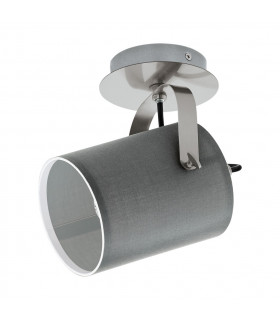 Villabate Single Spotlight Satin Nickel