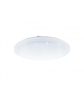 Frania Led Flush Ceiling Light White CCT Remote Control Included