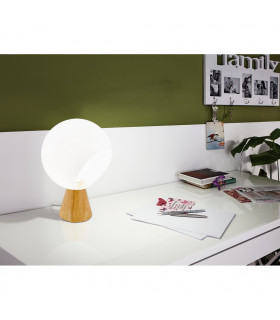 Mamblas Globe Table Lamp Brown-2