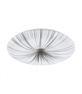 Nieves Led 7 Lamp Decorative Flush Ceiling Light White