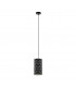 Ramon Cylindrical Pendant Ceiling Light Black