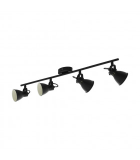 Seras 4 Lamp Spotlight Bar Black