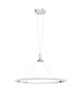 Hornitos Led Integrated Pendant Ceiling Light Chrome Remote Included + APP Control BLE CCT RGB-1